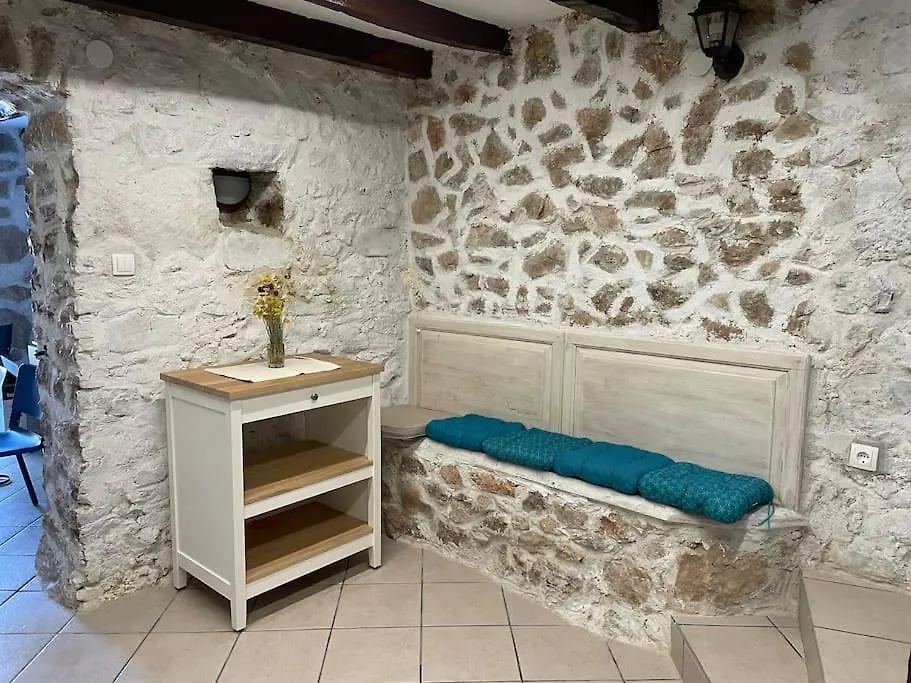 House With Lovely Terrace 10 Min Drive From The Sea Vrbnik  Croatia